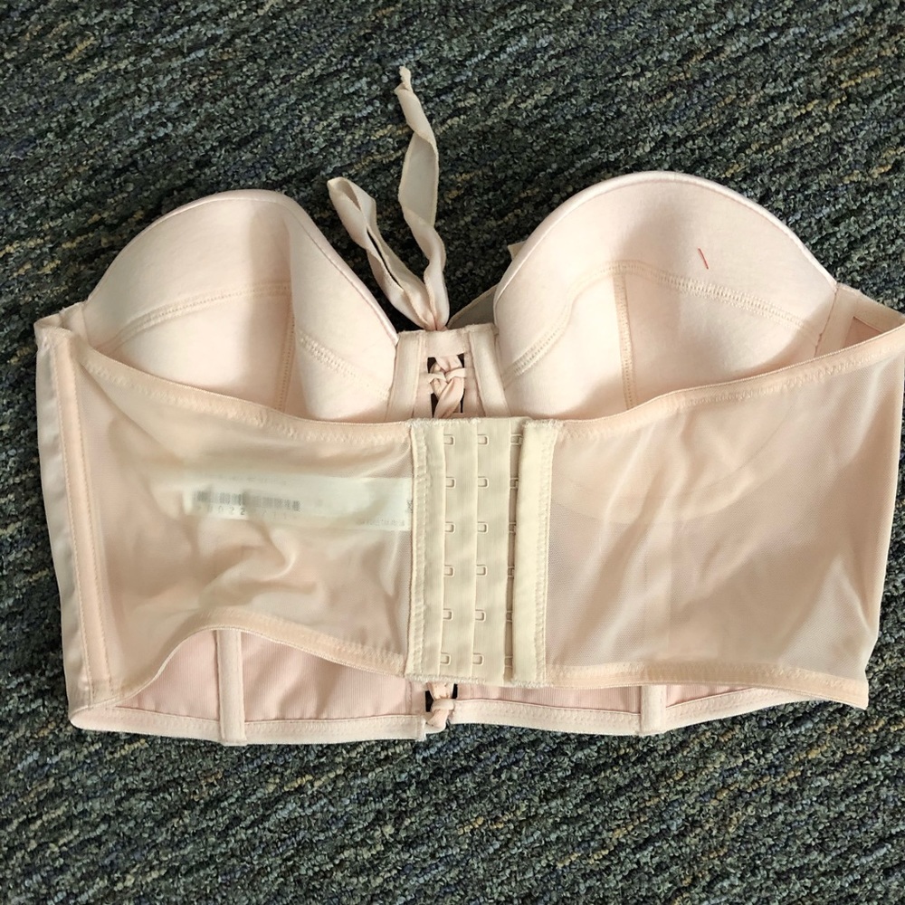 Blush pink bustier size L - Picture 2 of 3
